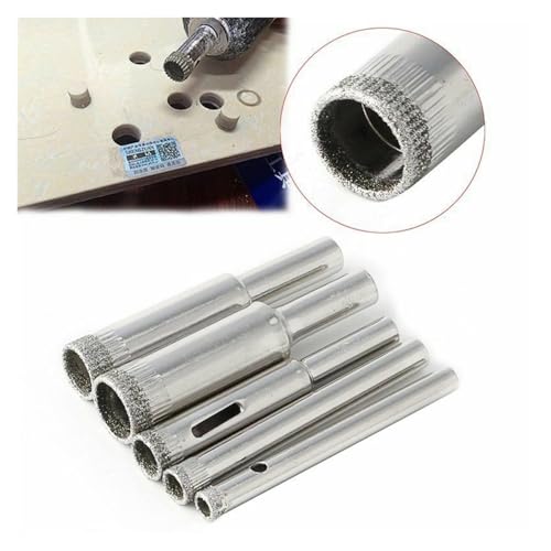 Juego de 5 Brocas de Diamante 5-12mm para Vidrio y Mármol miniatura 2