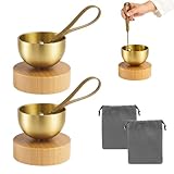 SZSMW 2 Pezzi Campane Tibetane - Set di Ciotola di Canti Tibetani - Può Aiutarti Ad Alleviare Lo Stress, Ridurre L