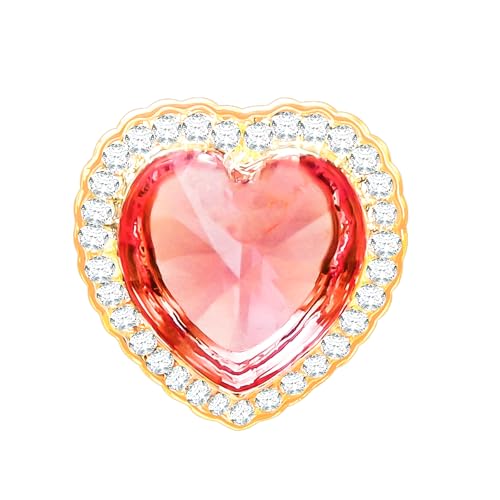 Image of Brooches For Women,14k Gold Plated Copper,Crystal Brooch,Love Brooch,Heart Brooches,Brooches Pin for Birthday, Christmas,Valentines, Wedding Parties, Anniversaries,Mother's Day