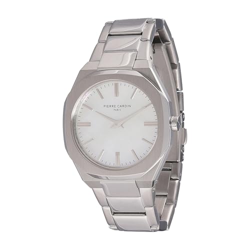 Montre analogique pour femme Pierre Cardin cadran quartz et bracelet acier CF.1008.MS.2