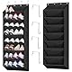 HNBTX Schuhregal Tür,Schuhregal Tür Hängend,Schuh Organizer Hängend mit 8 Tiefen Taschen,Hängend Schuhaufbewahrung mit Hake,Anwendbar Organizer über der Tür für Schuhe für Schrank und Schlafsaal