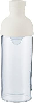 HARIO FIB-30-W Filter in Bottle, Practical Capacity, 10.1 fl oz 300 ml, White, Made in Japan