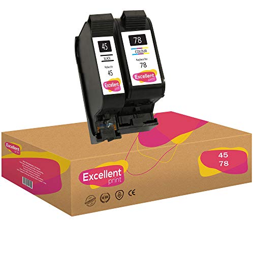 Excellent Print 45 78 Compatible Cartuchos de Tinta para HP Color Copier 6127 Photosmart 1215 1100 1315