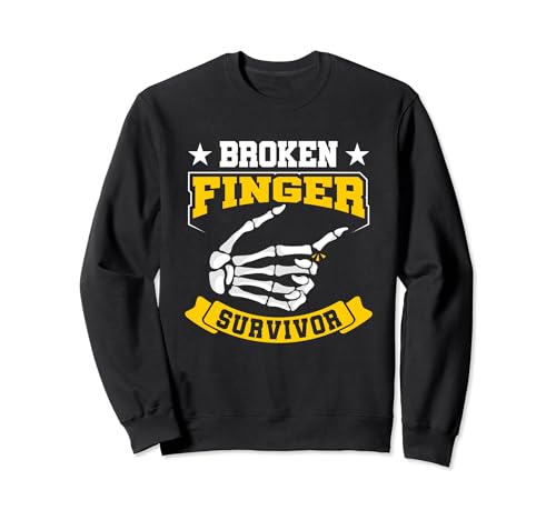 Sobreviviente de dedo roto Sudadera