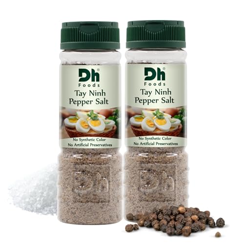 Dh Foods Vietnamese Pepper Salt, Mild Saltiness, Fragrant Pepper, Authentic Vietnamese Seasoning - 8 oz