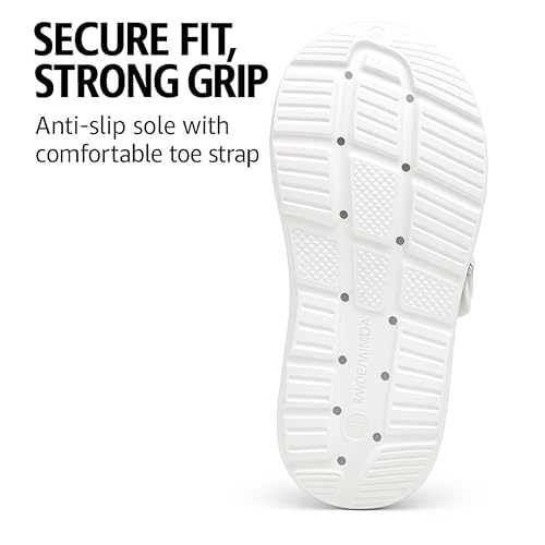 Image of ORTHO JOY Orthopedic Arch Support Clogs for Women - Comfort Slip-On Toe Post Slides with Adjustable Strap & Cushion Sole