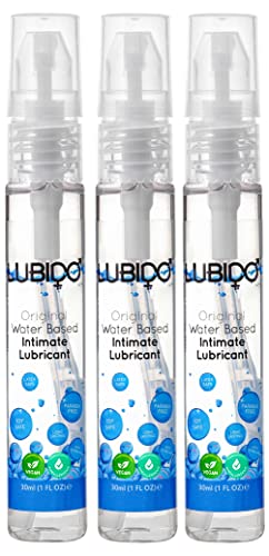 Lubido Original lubricante íntimo a base de agua, libre de parabenos - 30ml (Paquete de 3)