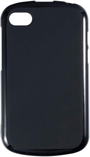 TPU Phone Case Compatible with BlackBerry Q10, Slim Shockproof Soft Cover with Anti-Scratch Design and Precise Cutouts for Full Protection Black