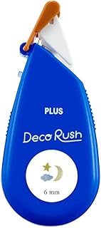 プラス デコレーションテープ デコラッシュ レギュラー 幅6mm×長さ4m 睡眠 DC-060-20