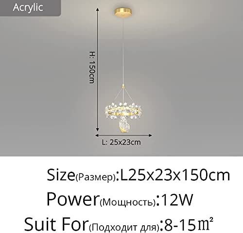 Lámpara de mariposa moderna de lujo con iluminación LED dorada de techo 7