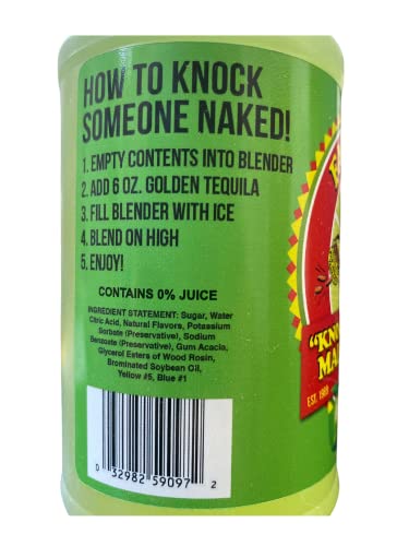 Fat Mama's "Knock-You-Naked" Margarita Mix - Super Concentrated Cocktail Mix - Made with Fresh Lime Juice - All Natural, Low in Sugar & Calories - Makes 6-8 Cocktails 10 Ounce - Thumbnail 6