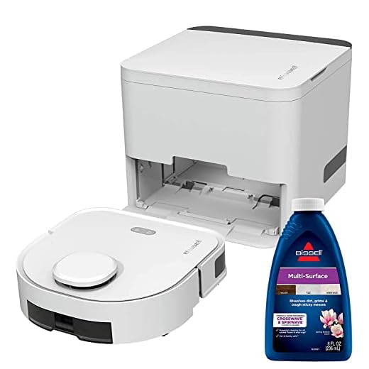 BISSELL ReadyClean Wet/Dry Mopping Hard Floor Robot, Auto-Pad Change Technology, LiDAR Advanced Home Mapping, WiFi- App Connection,Smart Docking,3571