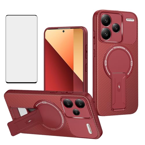 Coque Xiaomi Redmi Note 13 Pro Plus 5G magnétique antichoc et protection écran verre