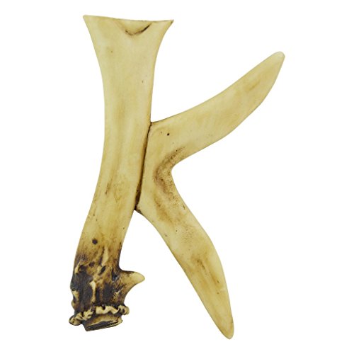 Pine Ridge Personalized Name Art 6" Antler Letter "K" Home Decor - 3D Western Decorative Hanging Wall Letters Decorations Deer Antler Monogram Hunting Sign Design - Unique Gift Ideas