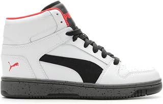 Mens Rebound Layup Elevated High Sneakers Shoes Casual - White