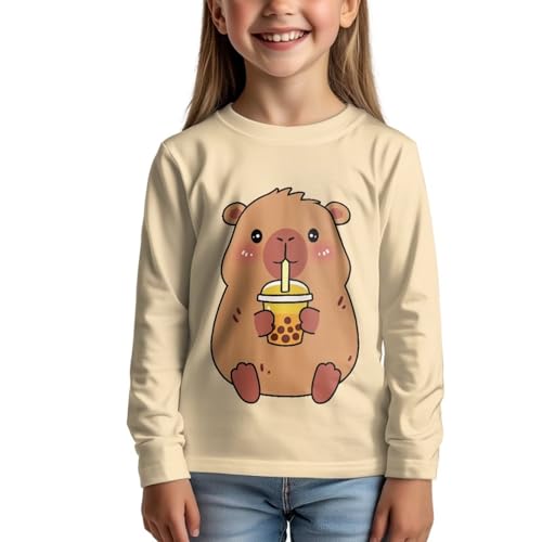 Ystardream Cute GraphicTees for Girls Long Sleeve Shirts for Casual School Everyday Loung Wear