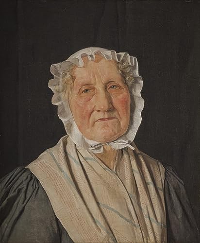 Affiche Christen Købke Inger Margrethe Toile Portrait Reproduction d'Art 60x90 cm