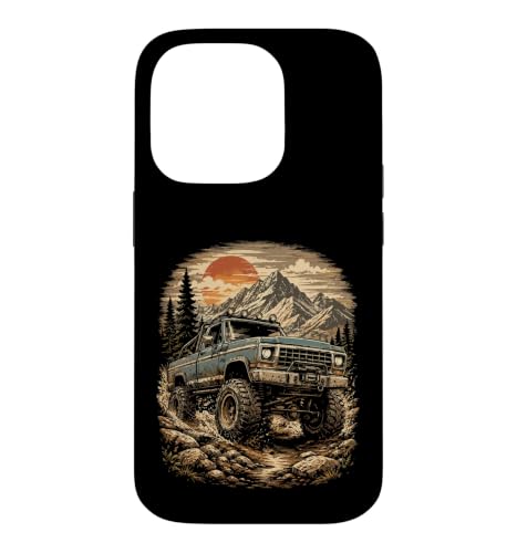 ���B���e�[�W �����グ 4x4 �g���b�N ���g�� �I�t���[�h �}�E���e�� �A�h�x���`���[ �X�}�z�P�[�X iPhone 14 Pro �p