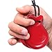 2 Pairs/4pcs Spanish Castanets Black and Red Wooden Castanets Spanish Hand Percussion Instruments Finger Castanets Wooden Castanets for Kids Adults