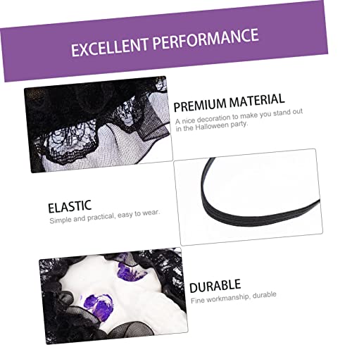 NOLITOY 2 Pares Ciclope Do Baile Tapa-olho Esqueleto Tapa-olho Falso Tapa-olho Mascarado Tapa-olho C