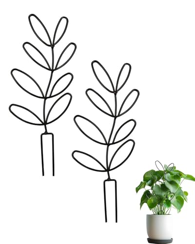 HUVZOR 2 pezzi Supporto per Piante Rampicanti,Tralicci Rampicanti,Supporto per Piante da Giardino,Traliccio per Piante Rampicanti,Supporto per Piante in Vaso, per Fiori, Pomodoro, Gabbie