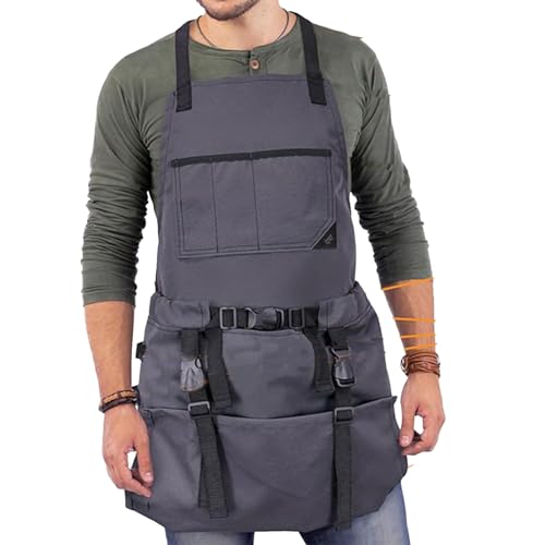 Generico Grembiule Da Giardino Con Tasche | Grembiule Per Giardinaggio Per Uomo E Donna | Accessori Per Attrezzi Da Lavoro Cucina Chef Frutteto Grill Festa Della Mamma