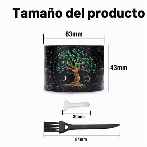Miniatura 3 de Grande Grinder Especias 63mm 2.5 , Spespo Metálico Grinder Hierbas Y Especias Con Rascador Polen Tree