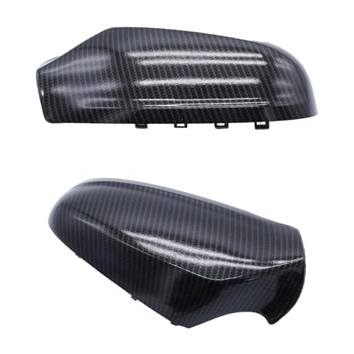 Coque de protection pour rétroviseur MK5 2004-2009 au look moderne noir