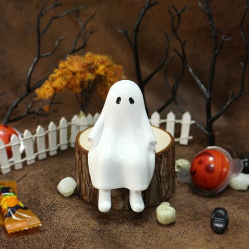 Figurita decorativa fantasma para jardín y macetas miniatura 4