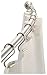 InterDesign 78970 Shower Curtain Rod, Curved, Brushed Stainless Steel, 41-72-In. - Quantity 1
