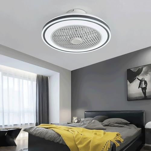 Ventilador de techo invisible con luz para eliminar el calor y el ruido en espacios reducidos 7