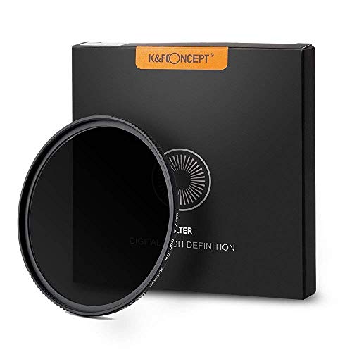 Compatible con 55 mm 10-Stop ND 1000 Filtro de densidad neutra MRC ND 1000 Filtro de fotografía profesional Super Slim Multi-Coated Glass Neutral Grey ND Lens Filter Nano-X Cover