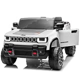 Leistooyfan 24V Licensed Jeep Recon 2 Seater Ride on Car Toys for Big Kids