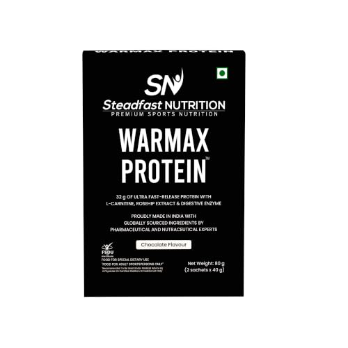 Image of Steadfast Nutrition Warmax Protein Powder | Chocolate flavour (2 Sachets)