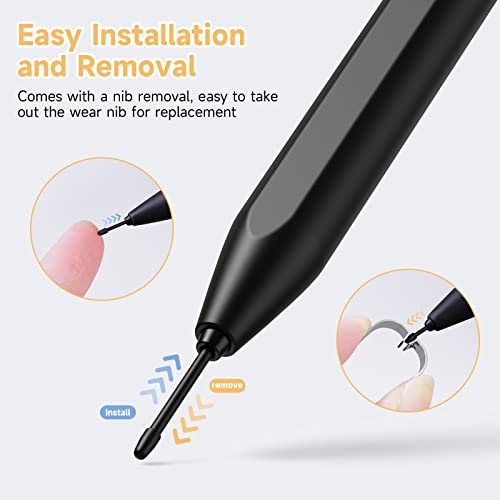 ayotu 10 tips remarkable markermarker plus pen tips pressure sensitivity and tilt writing support pack of 10 stylus not included