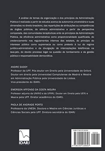 Organização E Princípios Da Administração Pública: Estudos em homenagem a José dos Santos Carvalho F