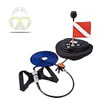 Starker Luftpumpenmotor: maximale Tiefe 10 Meter. Stabile und leistungsstarke Luftübertragung. Langlebige Batterie. Vollständig aufgeladenes Tauchbecken kann für 2,7/5 Stunden arbeiten.