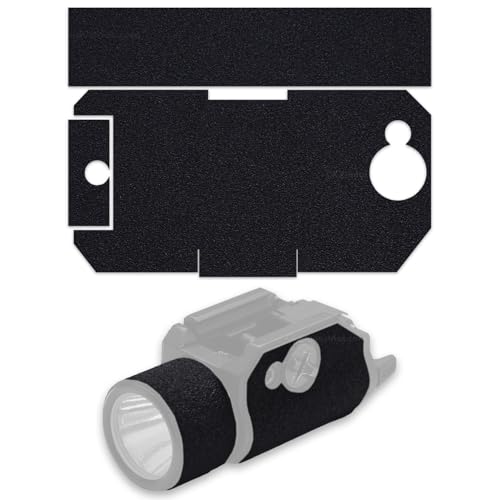 EDC Wrap Weapon Light Wrap Kit Compatible with Streamlight TLR-1 – MatchGrip Texturized Rubber - (Black) - Precision Cut Protective Wraps, Water-Repellent - USA Made