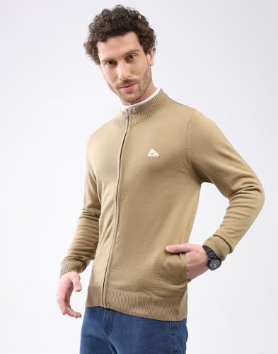 Image of Monte Carlo Men Regular Fit Full Sleeve Solid T Neck Winter Pullover (Pack of 1)