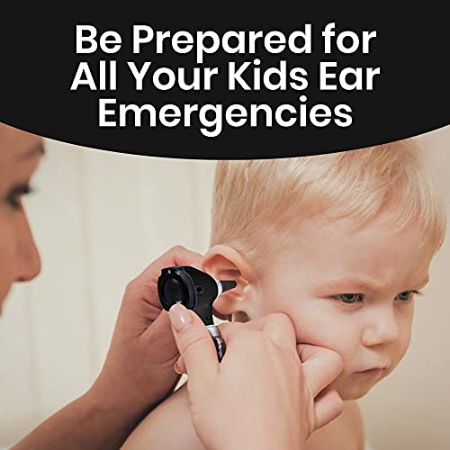 Zyrev Zetalife Otoscope - Ear Scope With Light, Ear Infection Detector, Pocket Size, In 10+ Colors! (Black Color) #TOP2