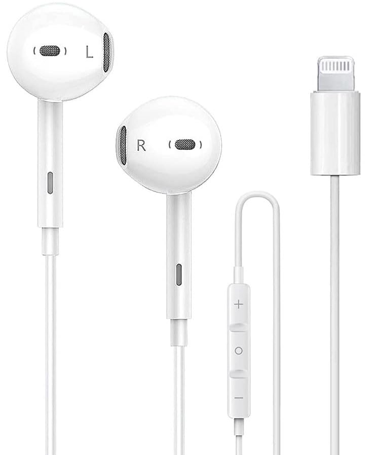 Premium Wired in-Ear Earbuds with Mic & Volume Control, Noise Canceling Lightning Earphones Compatible for iPhone 14 Pro/14/13/12/SE/11/X/8/7 - High-Fidelity Sound, Durable Accessories (B0D2TXWJ1T) Amazon Price History, Amazon Price Tracker