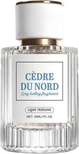 Perfume ligero, elegante fragancia de cedro, fragancia elegante de larga duración, suave y romántico, realza tu encanto, para toda ocasión.