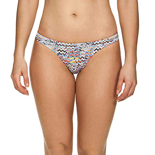 Maillot de bain Arena femme bas de bikini MaxLife pour entraînement natation Ethno Zigzag