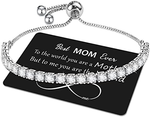 Bracelet for Women,Sterling Silver Tennis Bracelet Crystal Slider Bracelet S925 Women Bracelet Sparkle Diamond Zirconia Adjustable Bracelet Lady Bracelet Gift for Valentine's Day,Silver,Gold,Rosegold