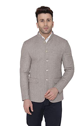 Image of WINTAGE Mens Tweed Wool Bandhgala