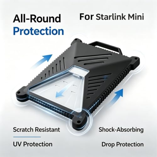 Epronic for Starlink Mini Car Mount Car Mount Silicone Protective Suction Cup Mount, Anti-Scratch UV Protection Cover for Gen 3 Starlink Mini Case Perfect Sunroof & Window Camping RV Travel Road Trip by Epronic - Used condition - Image 2
