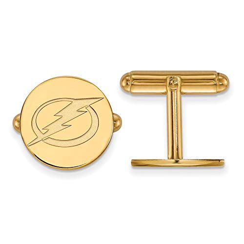 Tampa Bay Lightning Cufflinks (Gold Plated)