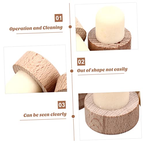 Alipis Rolha De Madeira 10 Pcs Rolha De Vinho De Madeira Plugue Garrafa De Vinho Tampa De Garrafa De