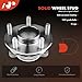 A-Premium Front Wheel Bearing and Hub Assembly with 5-Lug Compatible with Infiniti G35 2003-2007, Nissan 350Z 2003-2009, RWD and with 4-Wheel ABS