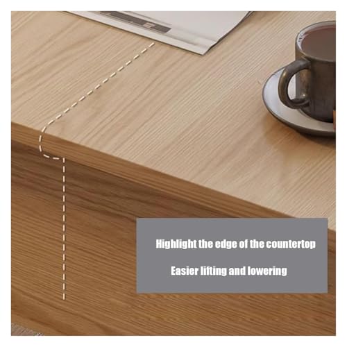 Mesa de centro elevable ideal para cenar, jugar o trabajar cómodamente desde el sofá de casa 7